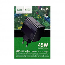 СЗУ Блок Hoco CS74A PD45W черный