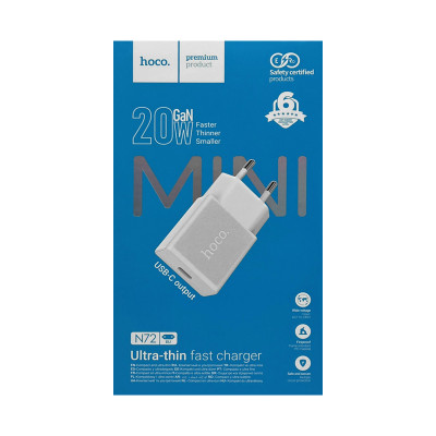 СЗУ Блок Hoco N72 PD20W белый оптом по низким ценам!
