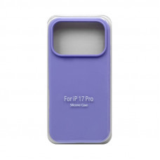 Чехол накладка Silicone Case (без лого) iPhone 17 Pro лаванда/светло-фиолетовый