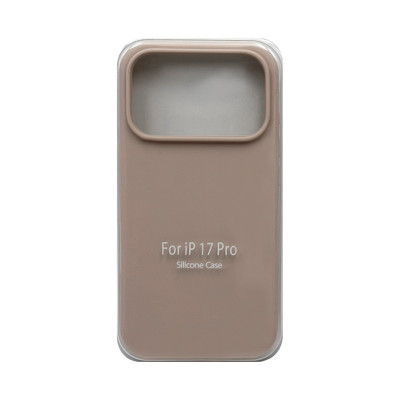 Чехол накладка Silicone Case (без лого) iPhone 17 Pro пудровый оптом по низким ценам!