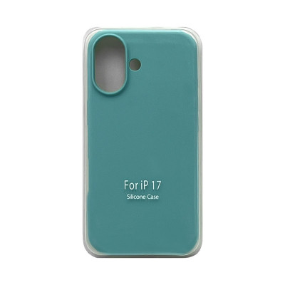 Чехол накладка Silicone Case (без лого) iPhone 17 бирюзовый оптом по низким ценам!