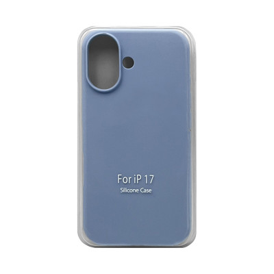 Чехол накладка Silicone Case (без лого) iPhone 17 сиреневый оптом по низким ценам!