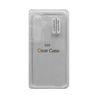 Чехол накладка Samsung S25 Clear Case прозрачный оптом по низким ценам!