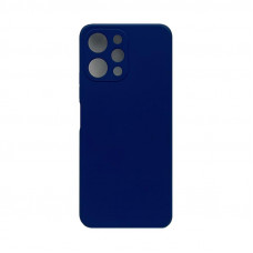 Чехол накладка Silicone Case Xiaomi Redmi 12 темно-синий