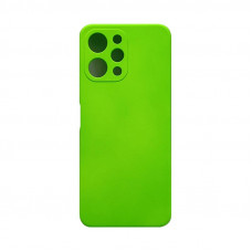 Чехол накладка Silicone Case Xiaomi Redmi 12 ярко-зеленый