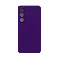 Чехол накладка Silicone Case Samsung S24FE фиолетовый