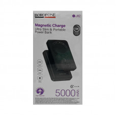 Внешний аккумулятор Borofone 5000 BJ82 Magsafe черный