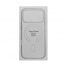 Чехол пластик iPhone 17 Pro Max Magsafe прозрачный IC