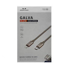 Кабель Type-C на Lightning Keephone GALVA DС23234 27W серый