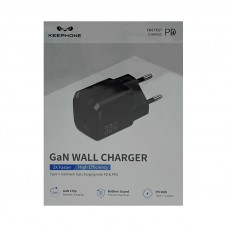 СЗУ Блок Keephone Gan Wall Charger GAN 30W Type-C черный