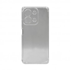 Чехол накладка Xiaomi Redmi 15C прозрачный с углами