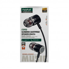 Наушники MP3 FaizFull FN12 черный