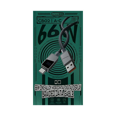 Кабель Type-C Remax CB02 66W оптом по низким ценам!
