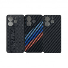 Чехол накладка Xiaomi Note 14 4G карбон пластик KNIT