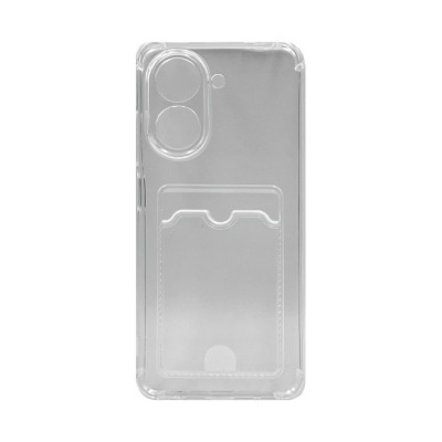 Чехол накладка Xiaomi Redmi A5 с визитницей прозрачный оптом по низким ценам!