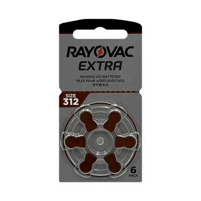 Батарейки Rayovac ZA312 EXTRA 6BL (цена за 6шт) оптом по низким ценам!