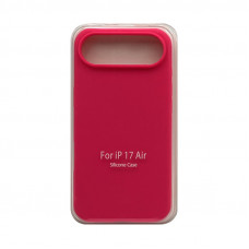 Чехол накладка Silicone Case (без лого) iPhone 17 Air фуксия