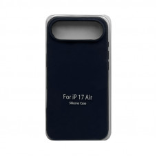 Чехол накладка Silicone Case (без лого) iPhone 17 Air темно-синий