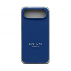 Чехол накладка Silicone Case (без лого) iPhone 17 Air синий