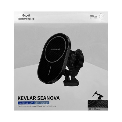Держатель для телефона KEEPHONE KEVLAR SEANOVA Magsafe 2v1 черный оптом по низким ценам!
