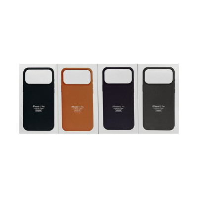 Чехол накладка iPhone 17 Pro LEATHER CASE оптом по низким ценам!