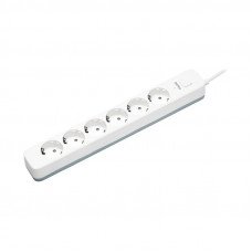 Сетевой фильтр Perfeo Power Stream 2500W 1.5m 6 гнезд белый