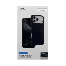 Чехол накладка iPhone 17 Pro Max KEEPHONE PEEKABOO черный