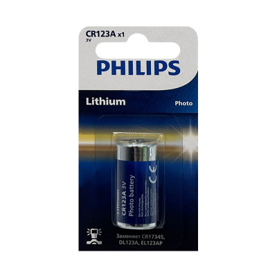 Батарейки Philips CR 123 1BL (цена за 1 шт) оптом по низким ценам!