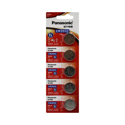 Батарейки Panasonic CR 2032 5BL (цена за 5 шт параллельный импорт) оптом по низким ценам!