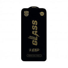 Защитное стекло ESD Anti-Static iPhone 15/16 черный техпак