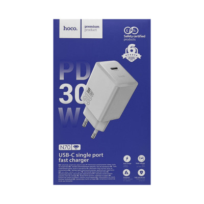 СЗУ Блок Hoco N70 PD30W белый оптом по низким ценам!