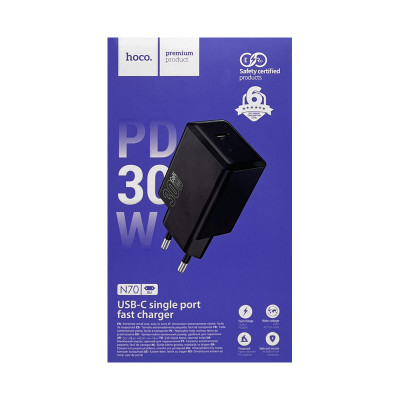 СЗУ Блок Hoco N70 PD30W черный оптом по низким ценам!