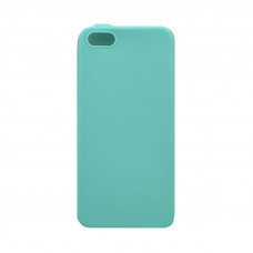 Чехол накладка матовая iPhone 5 бирюзовый