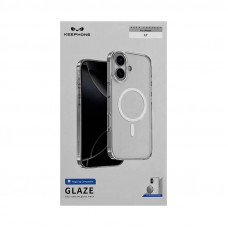 Чехол накладка iPhone 17 KEEPHONE GLAZE прозрачный