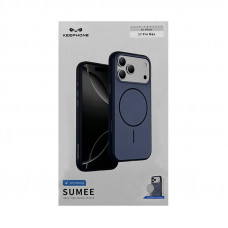 Чехол накладка iPhone 17 Pro Max KEEPHONE SUMEE Magsafe темно-синий
