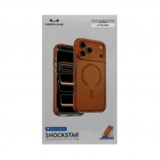 Чехол накладка iPhone 17 Pro Max KEEPHONE SHOCKSTAR оранжевый