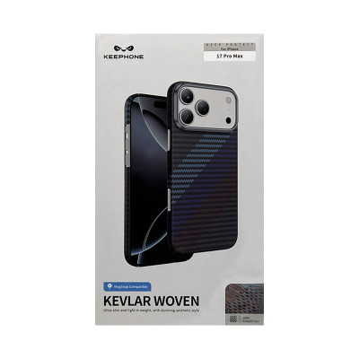 Чехол накладка iPhone 17 Pro Max KEEPHONE KEVLAR WOVEN оптом по низким ценам!