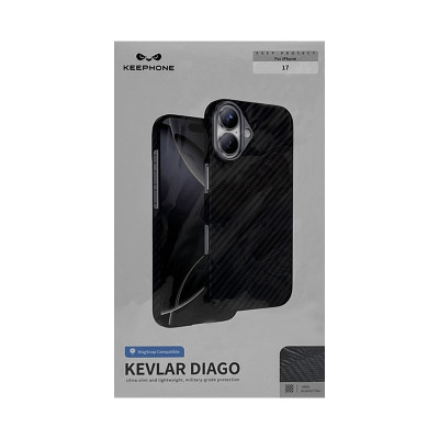 Чехол накладка iPhone 17 KEEPHONE KEVLAR DIAGO оптом по низким ценам!