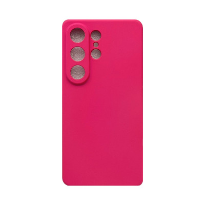 Чехол накладка Silicone Case Samsung S26 Ultra ярко-розовый оптом по низким ценам!