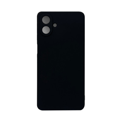 Чехол накладка Silicone Case Samsung A07 черный оптом по низким ценам!