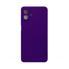 Чехол накладка Silicone Case Samsung A07 фиолетовый