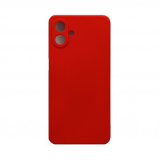 Чехол накладка Silicone Case Samsung A07 красный
