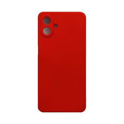 Чехол накладка Silicone Case Samsung A07 красный оптом по низким ценам!