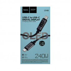 Кабель Type-C на Type-C Hoco U148 240W 1.2m черный