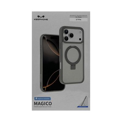 Чехол накладка iPhone 17 Pro /18 Pro KEEPHONE MAGICO серый оптом по низким ценам!