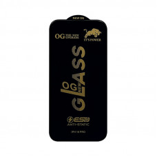 Защитное стекло  ITS POWER OG NEW iPhone 16 Pro черный техпак