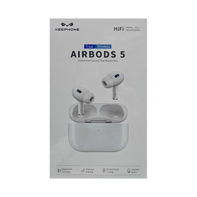 Наушники беспроводные Keephone AIRBODS 5 оптом по низким ценам!