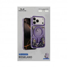Чехол накладка iPhone 17 Pro KEEPHONE ROSELAND фиолетовый