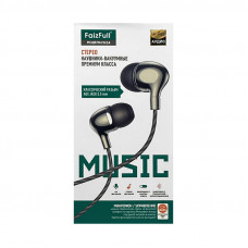 Наушники MP3 FaizFull FN34 золотистый