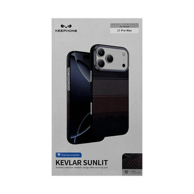 Чехол накладка iPhone 17 Pro Max KEEPHONE KEVLAR SUNLIT оптом по низким ценам!